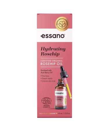 Buy Rosehip By Essano Rosehip Oil 45ml (1.5oz) - Natural Skincare for Radiant Skin | International Shipping - Buy Online on GoSupps.com