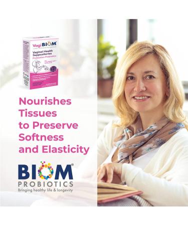 VagiBiom Lactobacillus Suppository - Microbiome Flora Balance & Odor Control | Paraben-Free & Preservative-Free - Buy Online on GoSupps.com