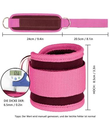 CAM2 Foot Loops Cable Trainer - 2-Piece Set with D-Rings Carabiners | Fitness Training for Leg Extensions & Buttock Muscles | Ideal for Men & Women - Buy Online on GoSupps.com