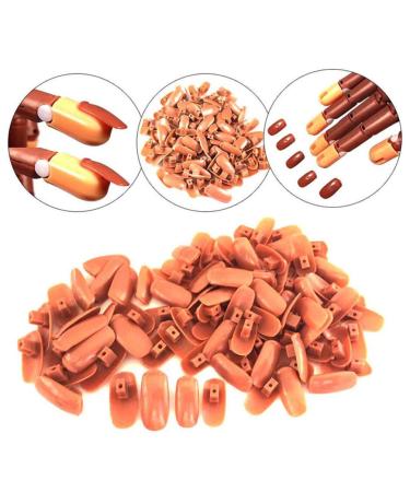 Minkissy 200 Nail Tips - Practice Nail Trainer Tips for Manicure & Nail Art - Perfect for Nail Training & Accessories - Buy Online on GoSupps.com