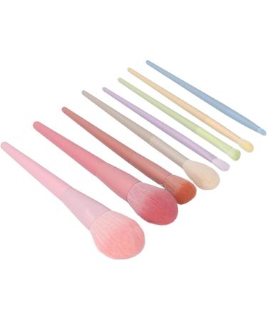 Powder Brush Set Artificial Fiber Wool Practical and Ergonomic Professional Makeup Brush Set 8 Pieces Soft for Daily Travel - Buy Online on GoSupps.com