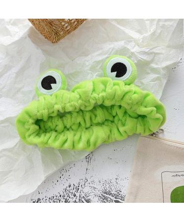 Green Headband Wide-brimmed Elastic Makeup Hair Band Non Slip Washing Face Fluffy Hair Wraps for Women Girls Shower Sports Beauty Skincare Women's Fashion Headbands - Buy Online on GoSupps.com