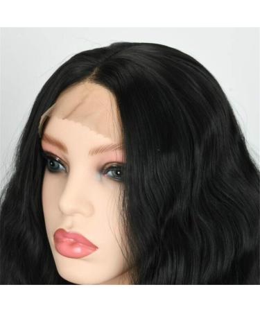 Short Curly Black Brown Wig 14/16 inch | Heat-Resistant Synthetic Hair | Perfect for Cosplay & Parties | Stylish Women's Wig Cap - Buy Online on GoSupps.com