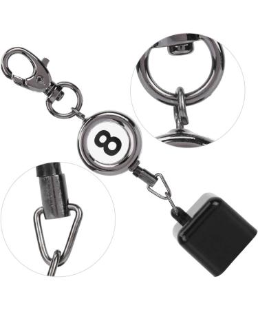 Bnineteteam Portable Black Retractable Billiard Queue Chalk Holder | Snooker & Pool Supplies for Competitive Sports - Buy Online on GoSupps.com