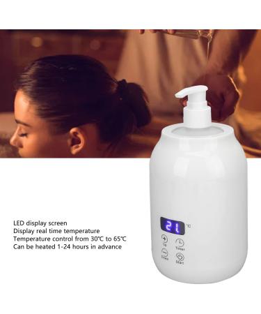 Massage Oil Heater with LED Display Touch Control Thermostat Easy To Use Essential Oil Bottle Heater(US) - Buy Online on GoSupps.com
