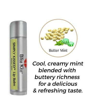 Bliss Kiss Butter Mint Intense Moisturizing Lip Balm - Hydrating & Softening Chapstick - Buy Online on GoSupps.com