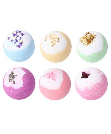 Zceplem foam bath for children relaxing swimming bombs for children 6-pack |Multi-fragrance bath balls from essential oils aromatherapy shower for boys and girls gift for birthday