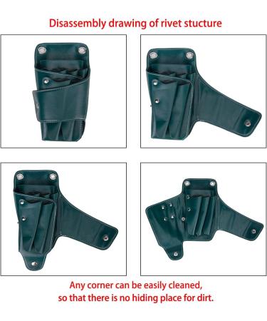Mfzifya Hairdressing Toolkit Scissors Bag Professional Hairdressing Salon Toolkit can Store Scissors Combs Curling Combs Clips and More.(QG-XT-Green) QG-XT Green - Buy Online on GoSupps.com
