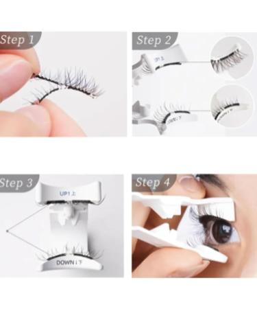 Lumentes Magnetic Eyelashes Lumentes Magnetic Lashes Magnetic Eyelashes Without Eyeliner Reusable Magnetic Eyelashes with Applicator No Glue or Liner Needed (Color : WSP-4) - Buy Online on GoSupps.com