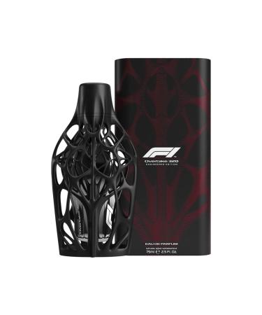 Formula 1 OVERTAKE 320 Engineered Collection Perfume for Men A Spicy Amber EDP Mens Cologne Unique Bottle Design with 3D Exoskeleton Racing Gift 2.5 Fl Oz