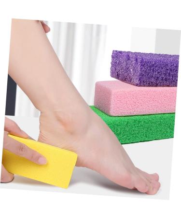 4 Pieces Exfoliating Cuticle File Foot Scrubber Sponge Foot Pumice Stone Spa Nail Polish Remover Foot Care File Tool Handheld Foot File Peeled Tool Nail Accessories Buffer - Buy Online on GoSupps.com