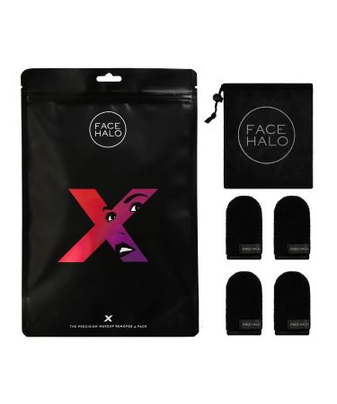 Face Halo X Precision Makeup Remover Wipes | Reusable Microfiber Mini Towel (4-Pack) - Buy Online on GoSupps.com