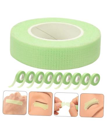 POPETPOP 30 Rolls Lash Grafting Tape Makeup Tape Adhesive Lash Tape Green Tape Lash Extension Supplies Green Lash Tape Scissor Bumper Makeup Stuff Non-woven Fabric Eyelash - Buy Online on GoSupps.com