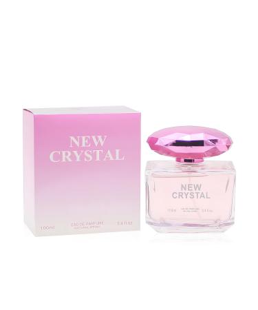 New Crystal Women Perfume Bold & Sophisticated Scent Eau De Parfum With Citrus Spice And Woody Notes Long Lasting Natural Spray Fragrance 3.4 Fl Oz New Crystal 3.4 Fl Oz (Pack of 1)