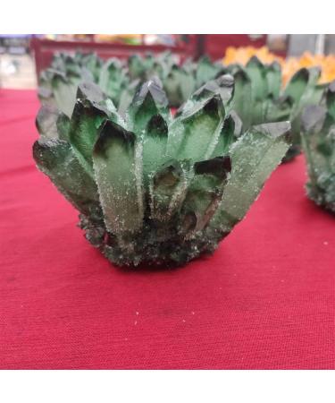 Natural Crystal Rough Home Decoration 1pcs Natural Green Ghost Phantom Quartz Crystal Cluster Specimen Wedding Decoration Aquarium Stones (Size : 700-800g) - Buy Online on GoSupps.com