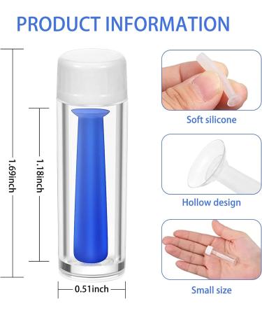 Luokeily 4 Pieces Silicone Contact Lens Inserter Daily Hard and Soft Contact Lens Remover Tools Contact Lenes Suction Holderwith Storage Case for Home Travel 4 Colors - Buy Online on GoSupps.com