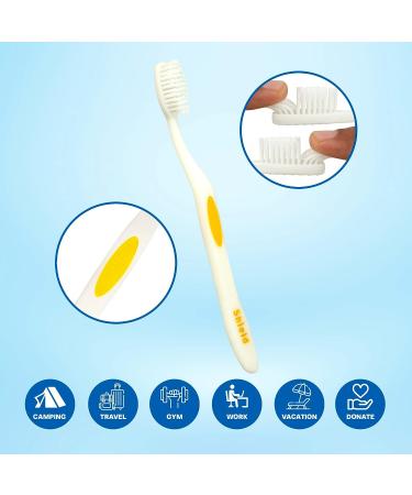 Shield Care Smokers Toothbrush - Expert Care Hard Bristles - Removes Stains - 4 Count - Buy Online on GoSupps.com