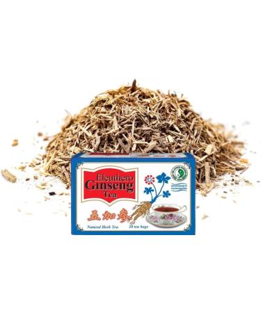 Dr Chen Eleuthero Siberian Ginseng Root with Green Tea Traditional Natural Herbal Tea Blend 20 Teabags - Buy Online on GoSupps.com