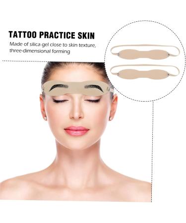 Housoutil 10pcs Eyebrow Practice Skin Faux Skin for Eyebrow Supplies Beginner Practice Skin Supply Blank 22X3X0.2CM As Shown - Buy Online on GoSupps.com