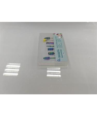 MAQUITA 8pcs Tungsten Steel Electric Nail Drill Bits Set - Manicure Pedicure Kit for Home Salon Use - Buy Online on GoSupps.com