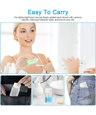 Durantey 50-Pack Travel Bottles - 20ml & 30ml Transparent Cosmetic Containers with Labels | Portable & Refillable Travel Accessories - Buy Online on GoSupps.com