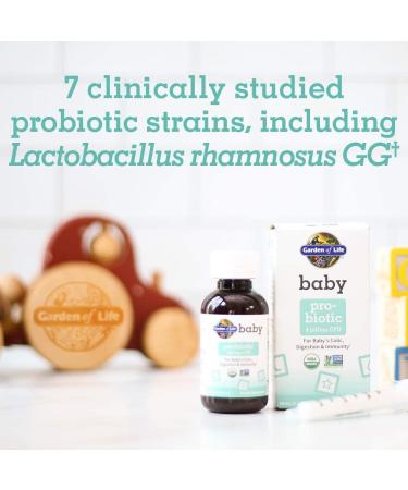 Garden of Life Baby Probiotic 4 Billion CFU - 1.9 fl oz (56 ml) | Digestive & Immune Support - Buy Online on GoSupps.com