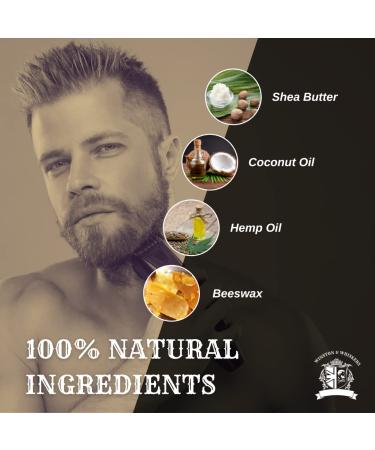 Premium Beard Balm for Men | Natural Beard Moisturizer & Wax | Beard Conditioner for Styling | Pine Scotch Scent - Buy Online on GoSupps.com