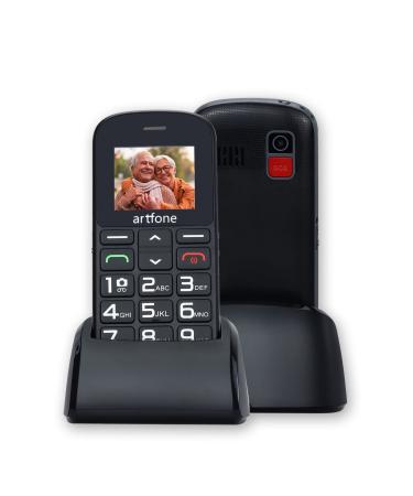 artfone Senior Mobile Phone with Big Button CS182 Black