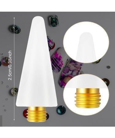 12 Pcs Rhinestone Picker Replacement Tips for Nail Dotting Pen - White - Buy Online on GoSupps.com