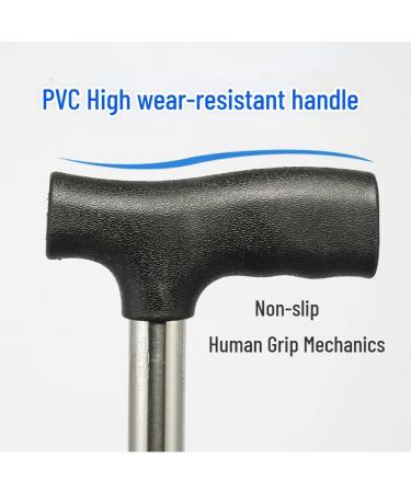 GHFTCCF Walking Crutches Elderly Walking Stick Multifunction Adjustable Walking Cane with 4-pronged Base Extra Stability Anti-Slip Crutch for Men & Women Lightweight Walking Aid Thicken 4-leg Crutch - Buy Online on GoSupps.com