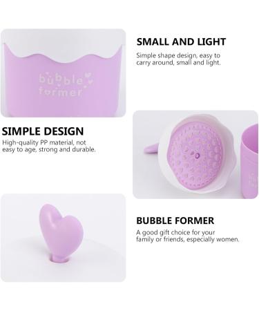 Veemoon Portable Facial Foaming Cup - Travel-Friendly Facial Cleansing Tool (Purple) | International Shipping Available - Buy Online on GoSupps.com