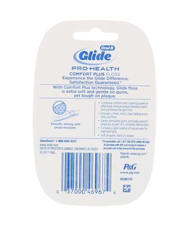 Oral B Glide Comfort Plus Dental Floss Mint 43.7 Yds | Gentle Mint Flavored Floss - Buy Online on GoSupps.com