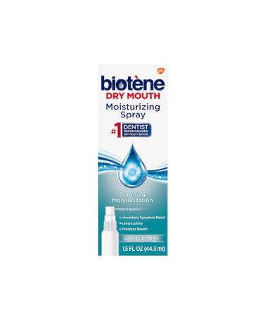 Biotene Moisturizing Gentle Mint Mouth Spray 1.5 oz by Biotene