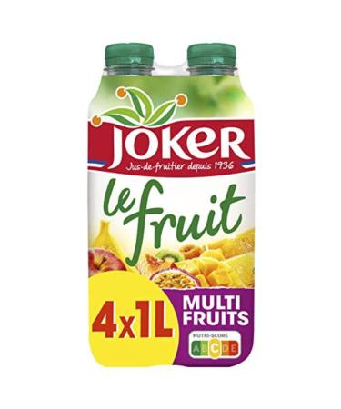 Joker Joker Le Fruit Multifruit Juice Bottle 4 x 1L