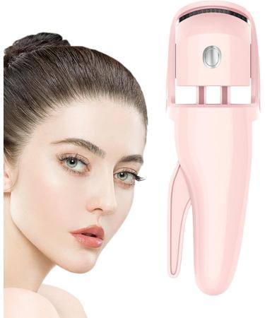 lyanny Eyelash Curler Heat Lash Curling Tool Eye Curler for Lashes - Rechargeable Eye Lash Makeup Tool Handheld Eyelash Heated Curler for Most Eye Shapes Pink - Buy Online on GoSupps.com