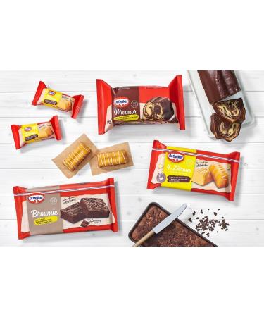 Dr. Oetker Mini Marble Cake 5-Pack | Individually Wrapped Chocolate Glazed Treats - Perfect for Any Occasion! - Buy Online on GoSupps.com