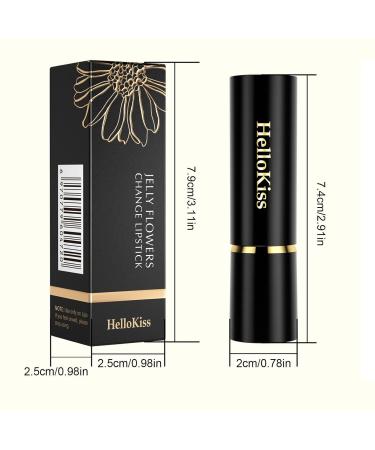 Flower Gelee Lipstick - Temperature Color Changing Gloss | Hydrating Tinted Lip Balm for Holiday Gifts | Teksome 01 - Buy Online on GoSupps.com