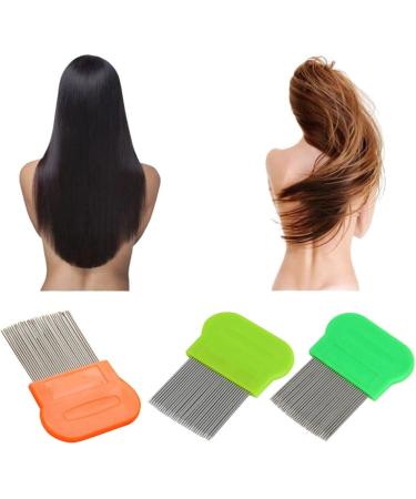 Brosses lentes Peigne gratuit Terminator Cheveux Acier Inoxydable Poux limination fine des ufs Soins capillaires Brosse Cheveux En Bois Naturel ( One Size) - Buy Online on GoSupps.com