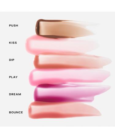 Buy Saie Glossybounce High-Shine Hydrating Lip Gloss Oil - Sheer Tinted Lip Oil with Hyaluronic Acid & Jojoba Oil for Moisture - International Shipping - Buy Online on GoSupps.com