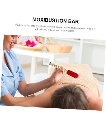 Healeeved 3st Moxa Stick Burner - Removable Moxibustion for Massage (32x4.2cm) - Heal Naturally with Golden Moxa Sticks (3pcs) - Buy Online on GoSupps.com