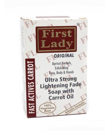 First Lady Carrot Ultra Strong Skin Lightening Fade Soap 200g - Exfoliating