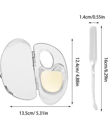 Cosmetic mixing tray cosmetic palette with mixing stick | Acrylic cosmetic tray makeup mixing palette with makeup stick for lipsticks eyeshadow  - Buy Online on GoSupps.com