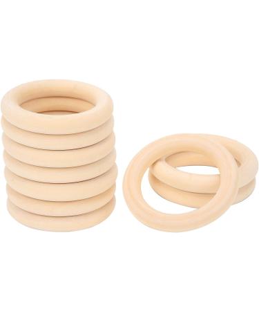 Wooden Teething Ring 65mm Blue - Safe Wood for Home Decor & Wedding - Natural Wood Rings - Buy Online on GoSupps.com