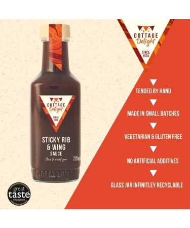 Cottage Delight Sticky Rib & Wing Sauce - Authentic BBQ Flavor | CD300046 - Buy Online on GoSupps.com
