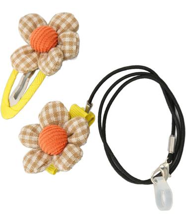 Sound Amplifier Clip Holder - Yellow Plaid Sound Aid Protection for Kids | Enhance Hearing Aid Safety - Buy Online on GoSupps.com
