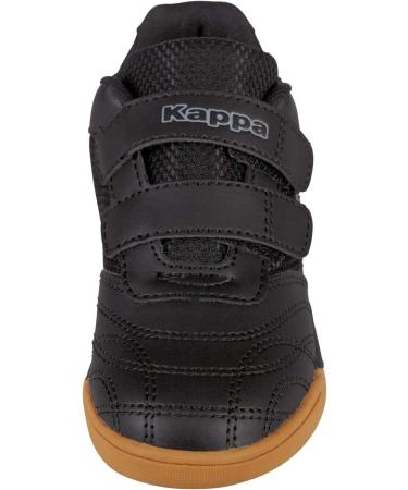 Kappa Unisex Kids Kickoff K 260509K-1116 Low-Top Sneakers Black Grey Size 29 EU | Stylish & Comfortable Footwear for Children - Buy Online on GoSupps.com