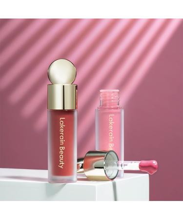 Velvet Matte Liquid Blush - Long Lasting Lightweight Cream Makeup for Cheeks, Eyes, Lips (#02-Lucky) - Buy Online on GoSupps.com