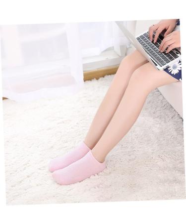 POPETPOP 1 Pair spa Socks Heel Socks Silk Socks Thick Socks Wicking Socks Pedicure Womens Socks Slipper Socks Lotion Socks Features Socks for Women Non Skid Socks Invisible Toe Socks Miss 22.5*8cm - Buy Online on GoSupps.com
