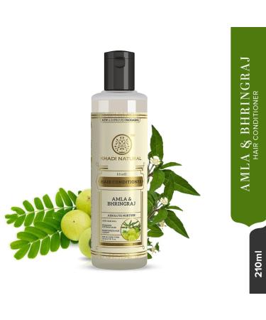 Amla & Bhringraj Conditioner | Anti-Hair Fall | Paraben & Silicone-Free | Nourishing for Healthy Hair | 210ml - All Hair Types - Buy Online on GoSupps.com