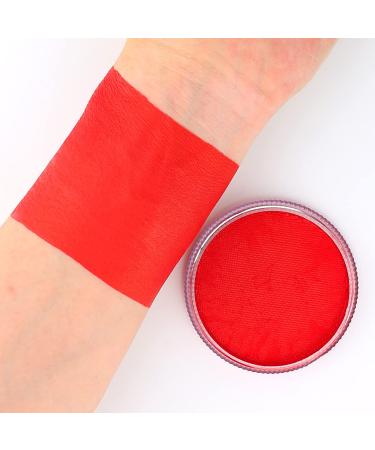 Depvision Professional Face Paint - Water Based Makeup for Kids & Adults - 30g Red for Halloween Christmas & More - Buy Online on GoSupps.com